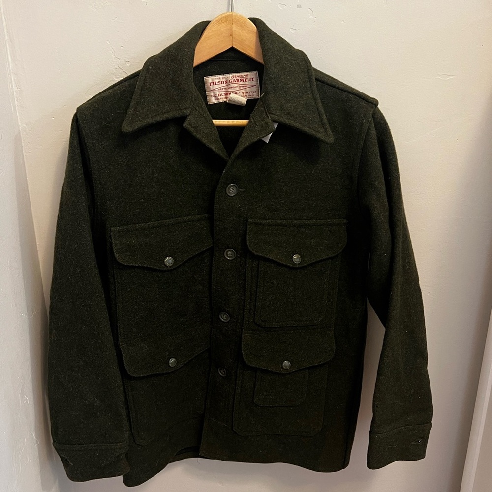 Vintage Wool Filson Garment Utility Coat